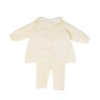 Completo Nascita Neonata Lana Vergine 100% Vaniglia Tortora IN2419/V corredino e abbigliamento neonato | NANU' BABY