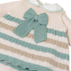 Completo Nascita Neonata Lana Vergine 100% Verde Vaniglia IN2319/V corredino e abbigliamento neonato | NANU' BABY