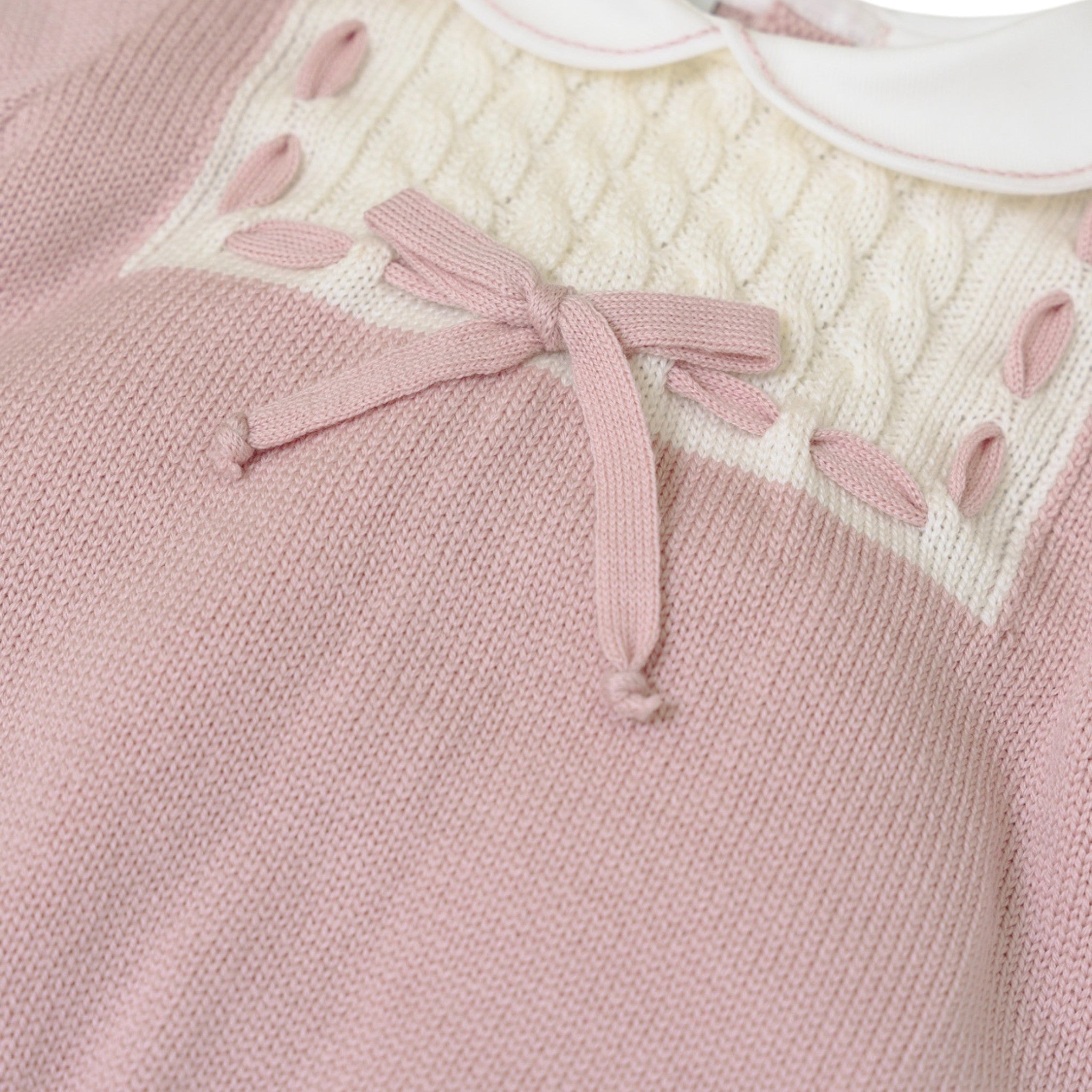 Completo Nascita Neonata Lana Vergine Marsala Vaniglia - MARLÙ IN6819/R corredino e abbigliamento neonato | NANU' BABY