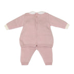 Completo Nascita Neonata Lana Vergine Marsala Vaniglia - MARLÙ IN6819/R corredino e abbigliamento neonato | NANU' BABY