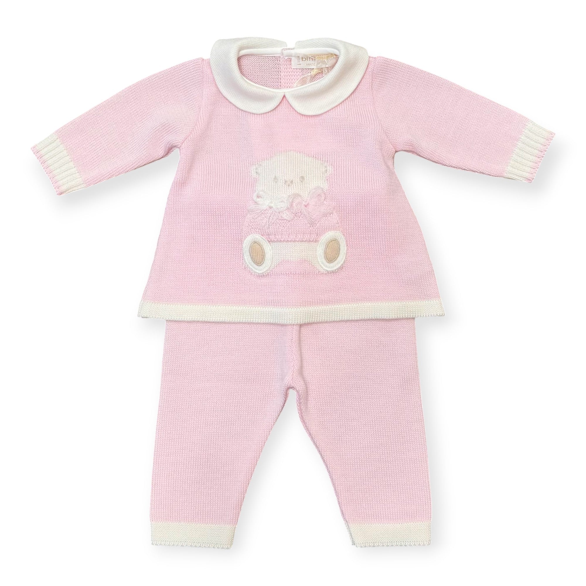 Completo Nascita Neonata Rosa Pura Lana Teddy 7775 corredino e abbigliamento neonato | NANU' BABY
