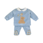 Completo Nascita Neonato Ciniglia 100% Cielo Orsetto Palloncini IN7051/C corredino e abbigliamento neonato | NANU' BABY