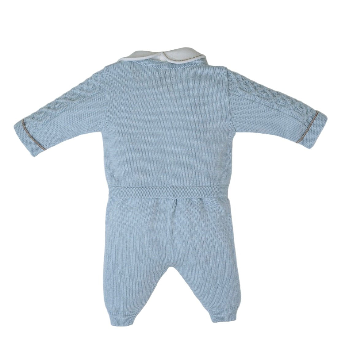 Completo Nascita Neonato Lana Vergine 100% Cielo IN5831 corredino e abbigliamento neonato | NANU' BABY