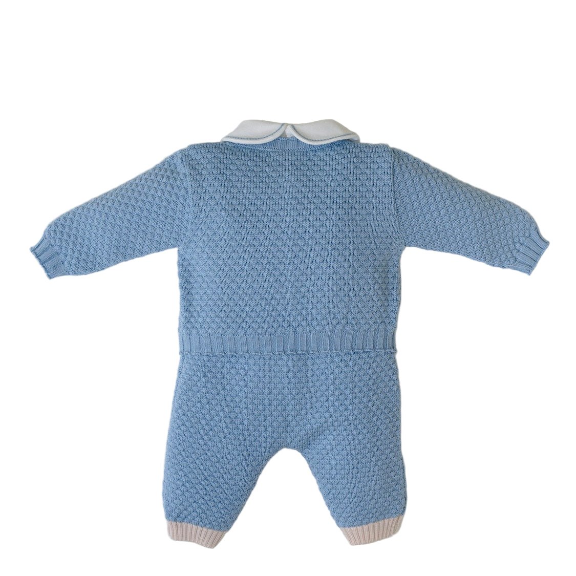 Completo Nascita Neonato Lana Vergine 100% Cielo Mongolfiera IN5731/C corredino e abbigliamento neonato | NANU' BABY