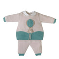 Completo Nascita Neonato Lana Vergine 100% Natural Mongolfiera IN5719/V corredino e abbigliamento neonato | NANU' BABY