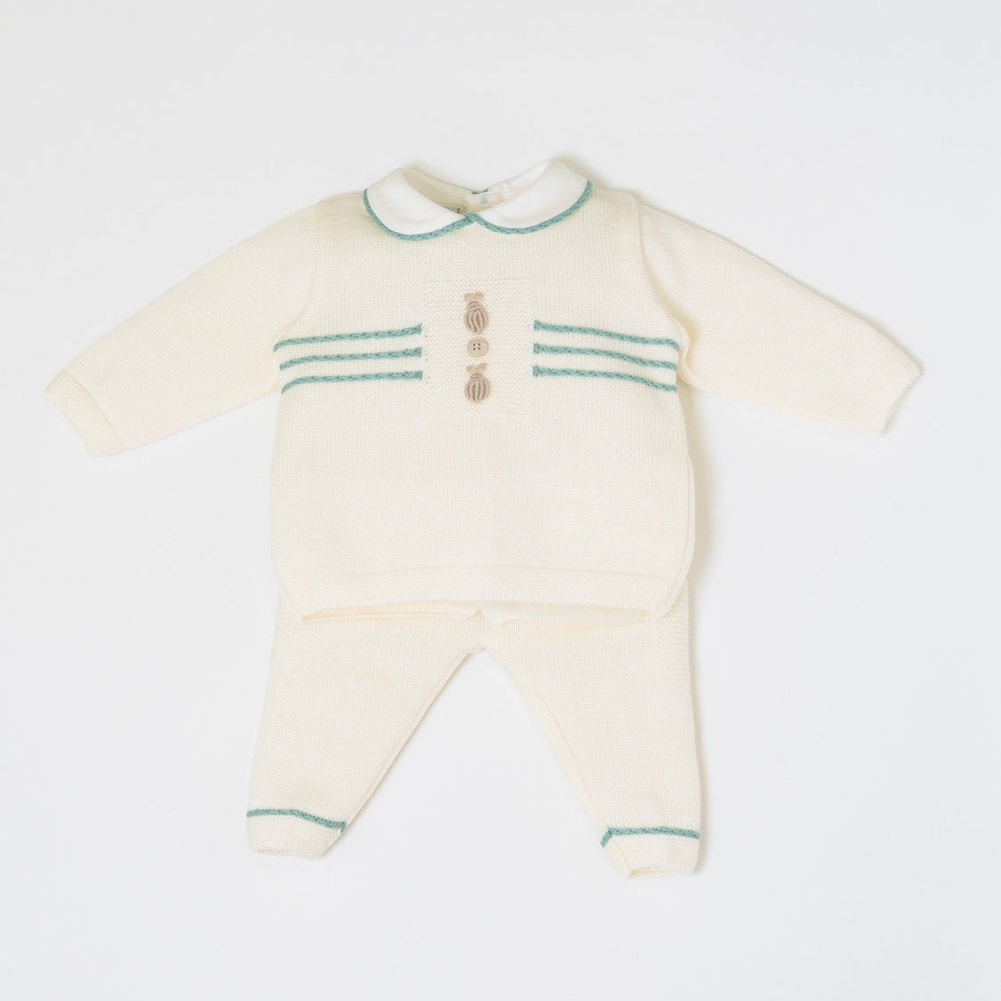 Completo nascita Neonato VANIGLIA IN6650 corredino e abbigliamento neonato | NANU' BABY