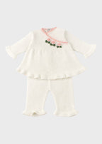Completo Nascita Rose Bianco DELIZIA/CN corredino e abbigliamento neonato | NANU' BABY