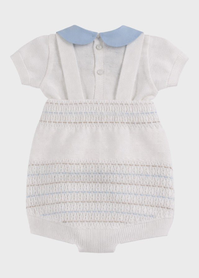 Completo Salopette Corta Cielo EK6552/C corredino e abbigliamento neonato | NANU' BABY