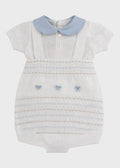 Completo Salopette Corta Cielo EK6552/C corredino e abbigliamento neonato | NANU' BABY