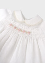 Completo Smock Melograno EK1717MU corredino e abbigliamento neonato | NANU' BABY