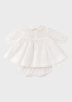 Completo Smock Melograno EK1717MU corredino e abbigliamento neonato | NANU' BABY