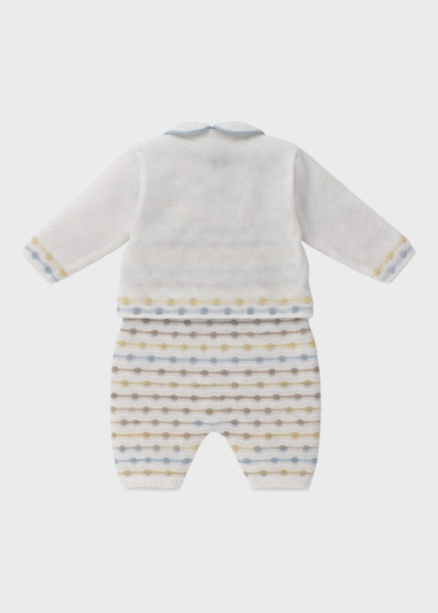 Completo Tre Pezzi Cielo EK5131/C corredino e abbigliamento neonato | NANU' BABY