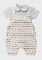 Completo Tre Pezzi Cielo EK5131/C corredino e abbigliamento neonato | NANU' BABY
