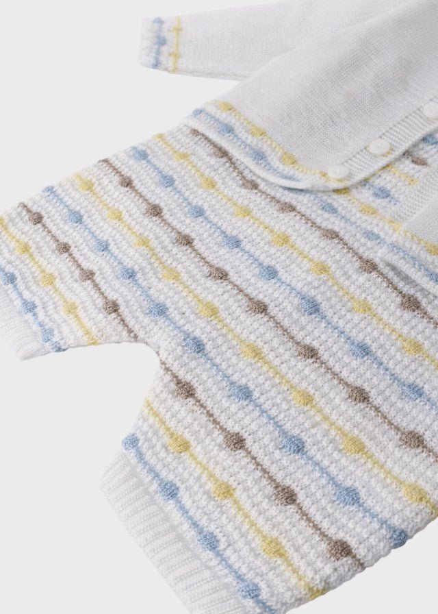 Completo Tre Pezzi Cielo EK5131/C corredino e abbigliamento neonato | NANU' BABY