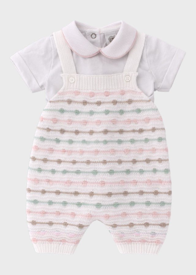 Completo Tre Pezzi Rosa EK5131/R corredino e abbigliamento neonato | NANU' BABY