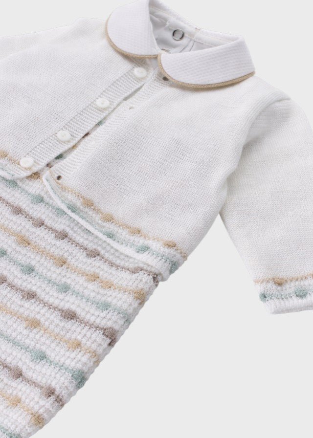 Completo Tre Pezzi Verde EK5131/V corredino e abbigliamento neonato | NANU' BABY