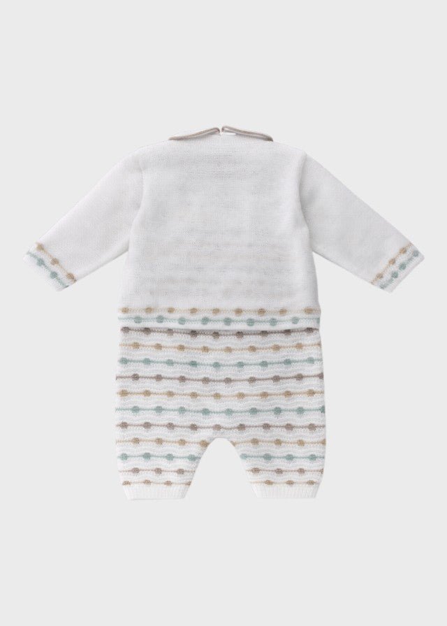 Completo Tre Pezzi Verde EK5131/V corredino e abbigliamento neonato | NANU' BABY