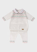 Completo Vestina Filo Rosa EK5119/R corredino e abbigliamento neonato | NANU' BABY