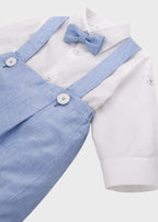 Coordinato Pantaloncino Papillon Azzurro corredino e abbigliamento neonato | NANU' BABY