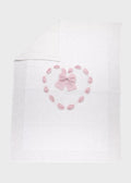 Coperta Cotone Cuore Bianco 193 corredino e abbigliamento neonato | NANU' BABY