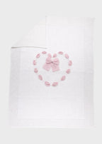 Coperta Cotone Cuore Bianco 193 corredino e abbigliamento neonato | NANU' BABY