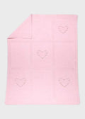 Coperta Cotone Cuoricini Rosa CUORI/154 - R corredino e abbigliamento neonato | NANU' BABY