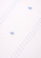 Coperta Cotone Fiocchetti Cielo ENEA/CO corredino e abbigliamento neonato | NANU' BABY