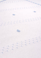 Coperta Cotone Fiocchetti Cielo ENEA/CO corredino e abbigliamento neonato | NANU' BABY