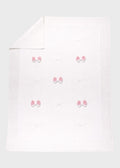 Coperta Cotone Fiocchi Bianco 181 - B corredino e abbigliamento neonato | NANU' BABY