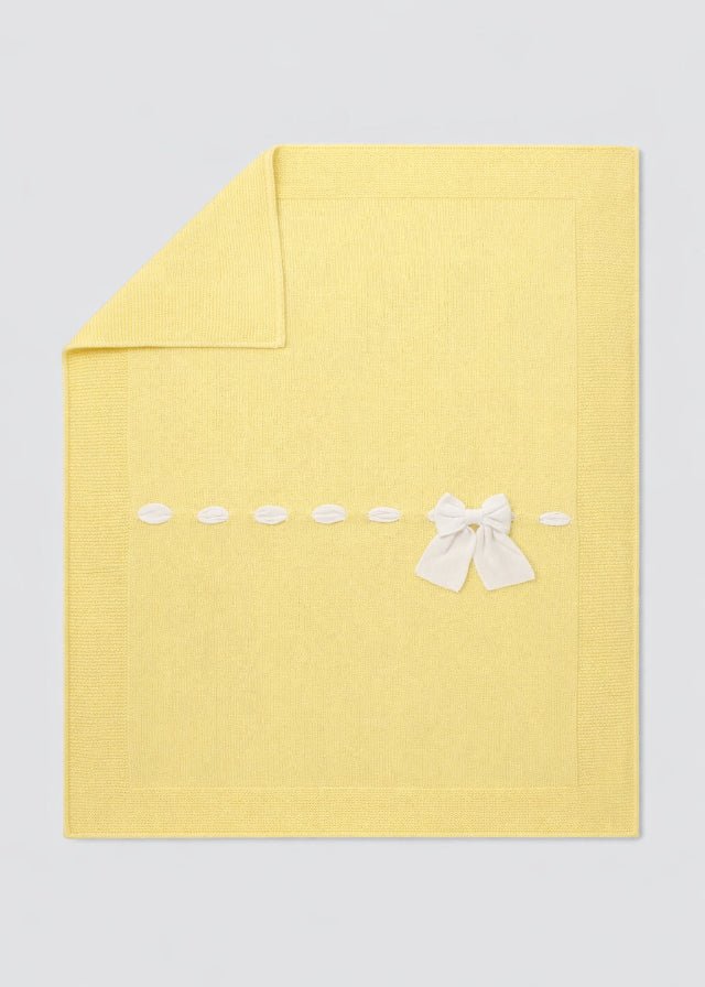 Coperta Cotone Fiocco Giallo 191 - G corredino e abbigliamento neonato | NANU' BABY