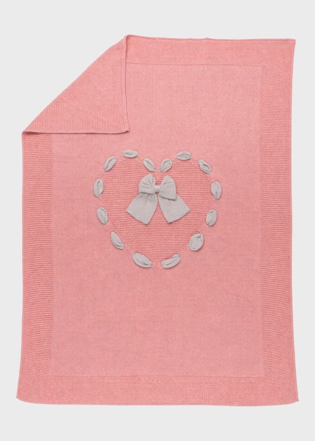 Coperta Cotone Fiocco Verde 193 corredino e abbigliamento neonato | NANU' BABY
