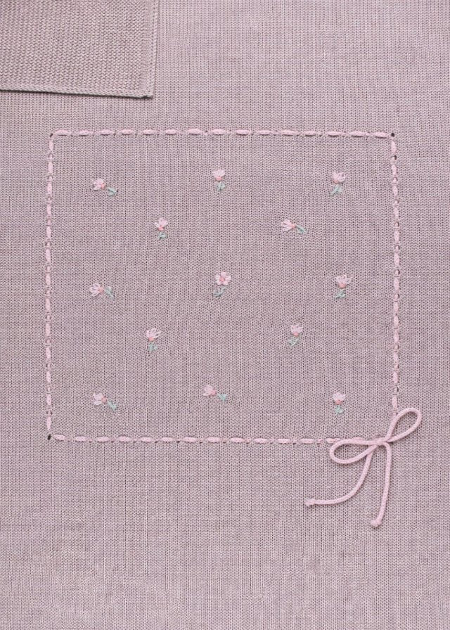 Coperta Cotone Margherite Sabbia 175 corredino e abbigliamento neonato | NANU' BABY