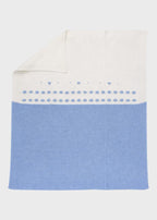 Coperta Cotone Nodini Bianco 198 corredino e abbigliamento neonato | NANU' BABY