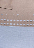 Coperta Cotone Nodini Sabbia 198/S corredino e abbigliamento neonato | NANU' BABY