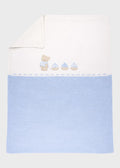 Coperta Cotone Orsetto Cielo 198 - C corredino e abbigliamento neonato | NANU' BABY