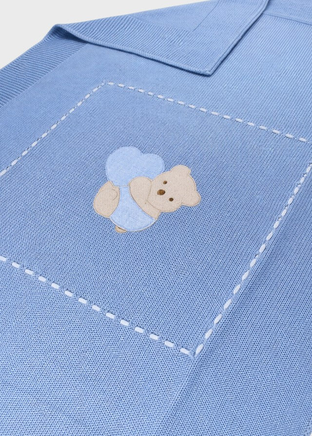 Coperta Cotone Orsetto Petalo 173 corredino e abbigliamento neonato | NANU' BABY