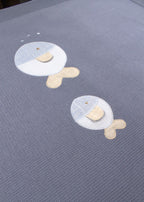 Coperta Cotone Pesciolini Azzurro 197 corredino e abbigliamento neonato | NANU' BABY
