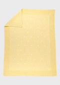 Coperta Cotone Pois Giallo 3430/161 corredino e abbigliamento neonato | NANU' BABY