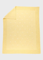 Coperta Cotone Pois Giallo 3430/161 corredino e abbigliamento neonato | NANU' BABY