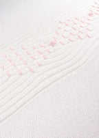 Coperta Cotone Punto Smock Rosa MARCO/CO corredino e abbigliamento neonato | NANU' BABY