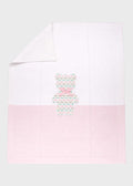 Coperta Cotone Rosa Multicolor EK5180BIS/R corredino e abbigliamento neonato | NANU' BABY