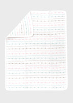 Coperta Cotone Rosa Multicolor EK5180/R corredino e abbigliamento neonato | NANU' BABY