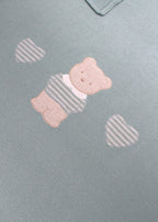 Coperta Cotone Teddy Verde 198/S corredino e abbigliamento neonato | NANU' BABY