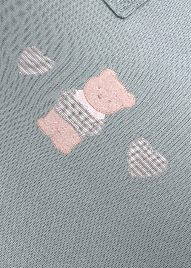 Coperta Cotone Teddy Verde 198/S corredino e abbigliamento neonato | NANU' BABY