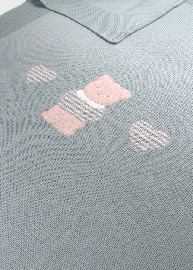 Coperta Cotone Teddy Verde 198/S corredino e abbigliamento neonato | NANU' BABY
