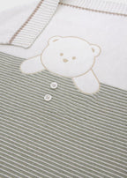 Coperta Cotone Teddy Verde PC05605 corredino e abbigliamento neonato | NANU' BABY