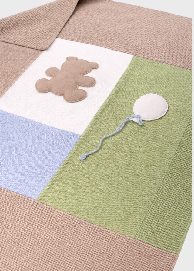 Coperta Cotone Verde MF778271/4470 corredino e abbigliamento neonato | NANU' BABY
