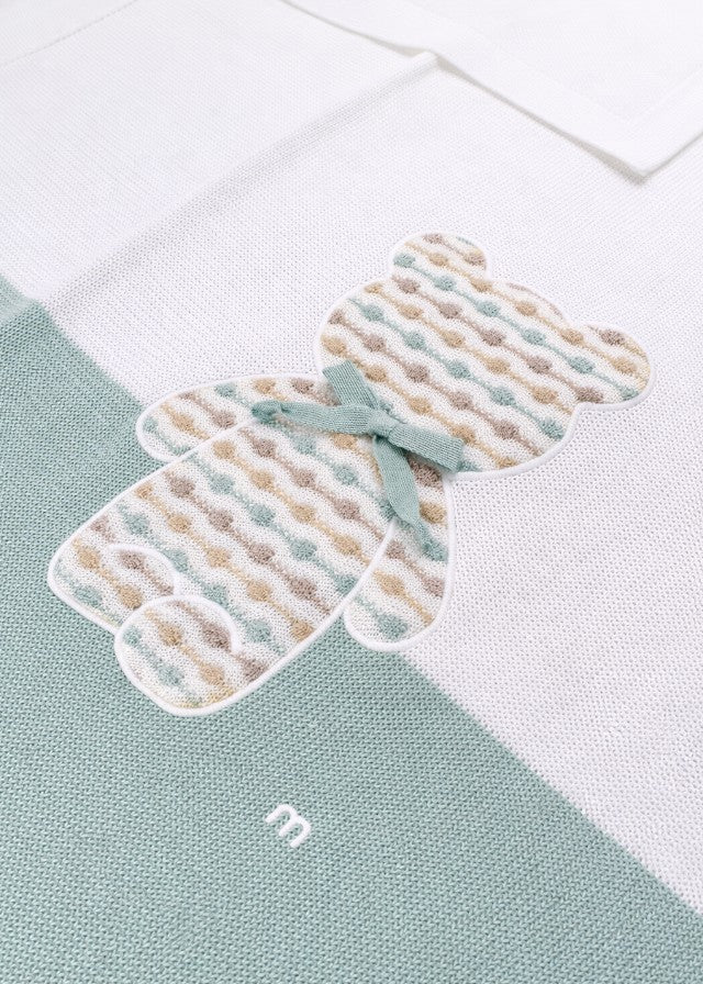Coperta Cotone Verde Multicolor EK5180BIS/V corredino e abbigliamento neonato | NANU' BABY