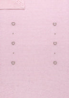Coperta Cuoricini Tortora Rosa EK6380/R corredino e abbigliamento neonato | NANU' BABY