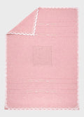 Coperta Fiori Ricamati Rosa SOFIA/CO corredino e abbigliamento neonato | NANU' BABY